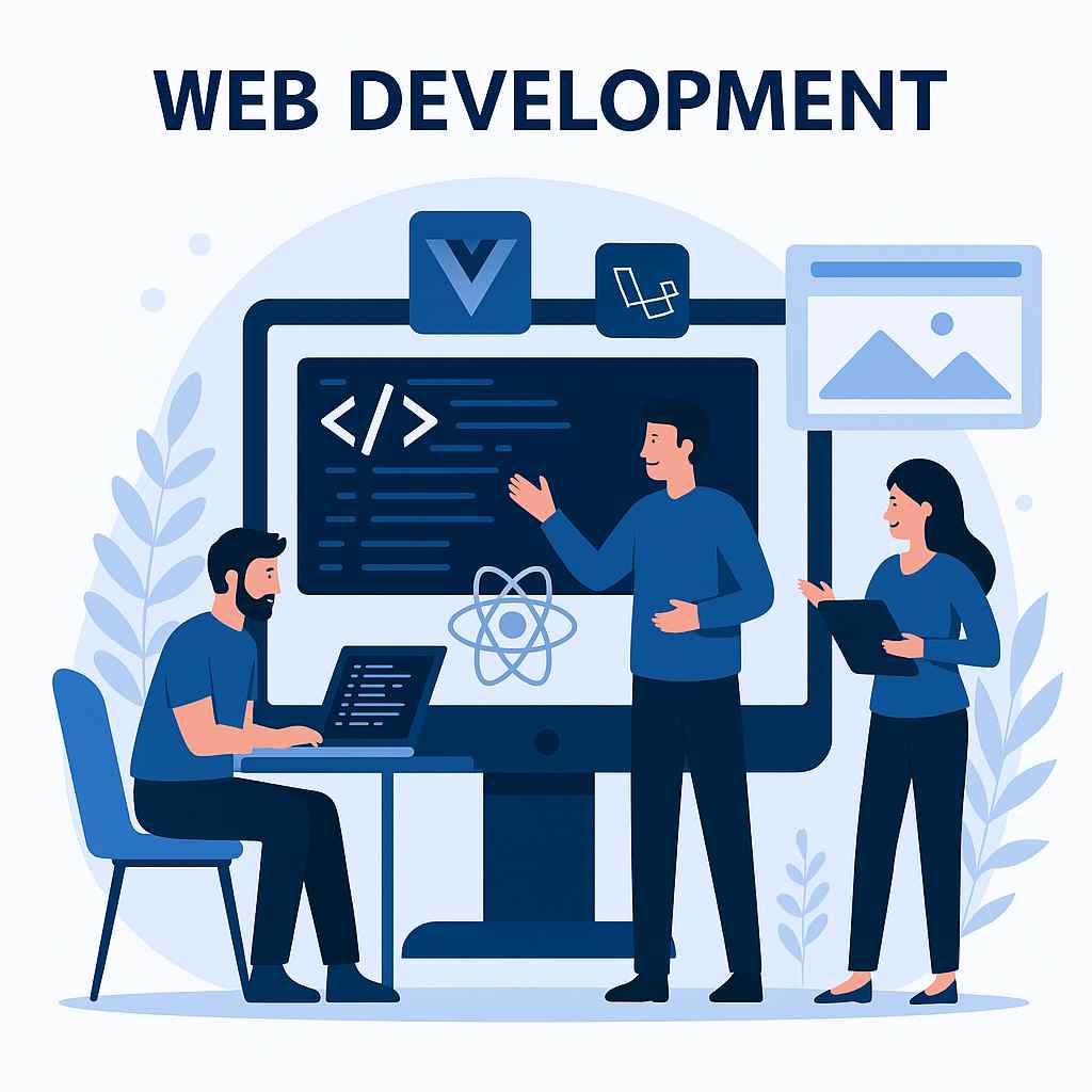 Web Development using Laravel, React, and Vue by NexFort